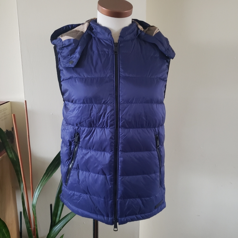 BURBERRY BRIT Goose Down Quilted Vest - S ( Mint Condition)